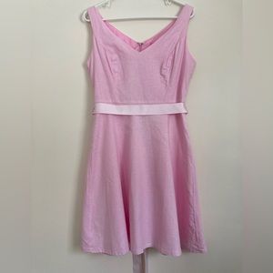 Isaac Mizrahi for Target linen pink dress